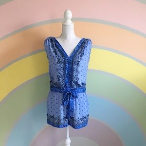 BCBGMAXAZRIA Vance Floral Romper